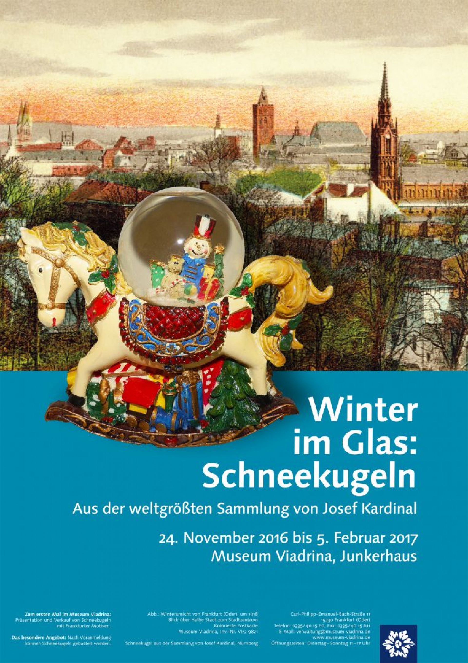 Winter im Glas: Schneekugeln aus der weltgrößten Sammlung von Josef Kardinal 