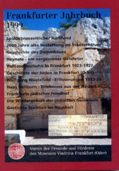 Frankfurter Jahrbuch 1999